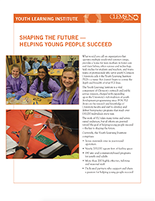 Youth Learning Institute – 4-pager