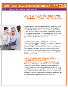One-pager: Charitable Remainder Trust/Unitrust