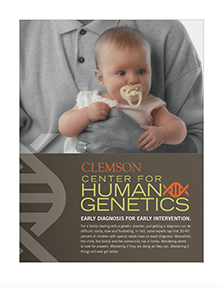 Brochure: Clemson Center for Human Genetics