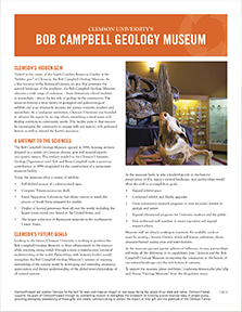 Geology Museum One Pager