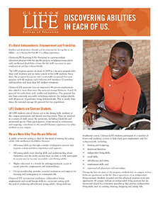 Clemson LIFE One Pager
