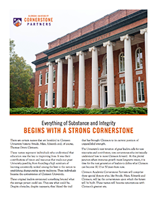 Clemson Cornerstone One Pager