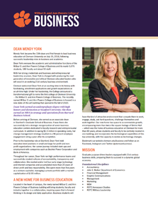 College of Business One-pager – Update